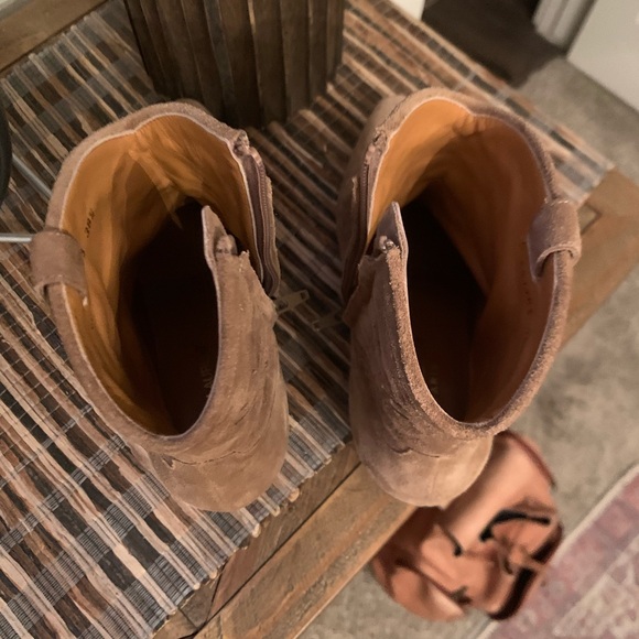 SAINT LAURANT SUEDE BOOTIES - Picture 5 of 6